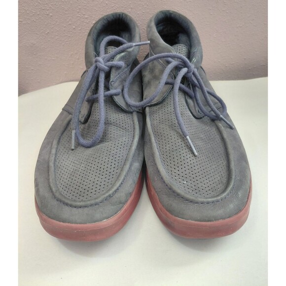 UGG NEUMEL Blue Gray Leather Chukka Boot Waterproof 1012937 Men's US Size 11 - Picture 2 of 7